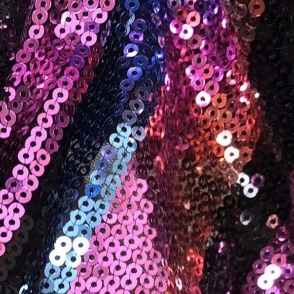 NWT ZARA MULTI COLOURED SEQUENCE DRESS - Picture 14 of 15